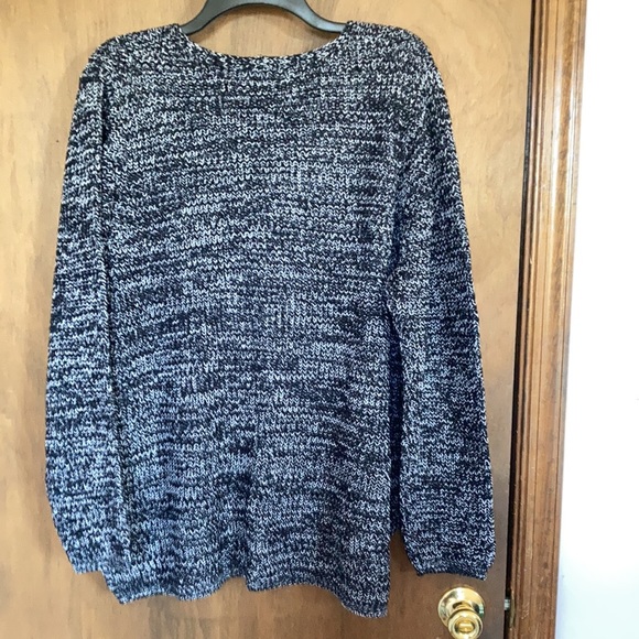 Hasting & Smith v neck pullover sweater black combo 3X - Picture 11 of 14